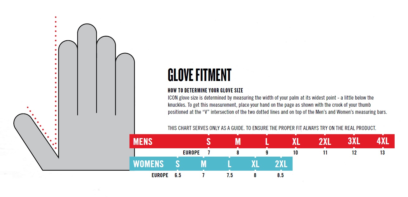 Product sizing chart